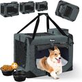 Hundebox Faltbar Hunde Transportbox Auto Transporttasche Tragetasche Box M/L/XL