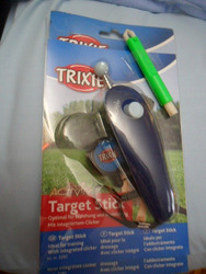 Doc Target Stick Trixie ausziehbar mit integriertem Clicker "NEU / Zeckenzange