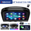 Für BMW E60 E61 E90 E91 CCC 6+128GB Autoradio Car Stereo 4G DSP CarPlay DAB+ KAM