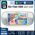 7"Apple Carplay Autoradio Für Fiat 500 2007-2015 Android13 64GB GPS Navi CARPLAY