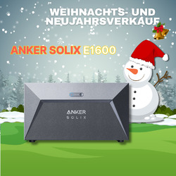 ANKER SOLIX Solarbank E1600 Solarspeicher für Balkonkraftwerke & PV Solar Module