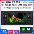 Für BMW 5er E39 X5 E53 E38 Android 12 2+32G Autoradio Carplay GPS NAVI WIFI DAB