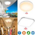 15/24W LED Radar Deckenleuchte Warm/Weiß Flur Lampe Sensorlampe Bewegungsmelder