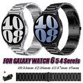 DE für Samsung Galaxy Watch 6/5/4 40 44mm 6 Classic 43 47mm Titan Metall Armband