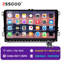 Android 14 Autoradio Carplay Für VW GOLF 5 6 Touran EOS Tiguan Polo GPS NAVI RDS
