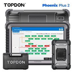 TOPDON Phoenix Plus 2 KFZ OBD2 Diagnosegerät Alle System ECU Coding 41+Services