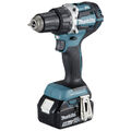 Makita  DDF484RTJ Akku-Bohrschrauber  18 V 5 Ah Li-Ion inkl. 2. Akku, inkl. K...