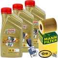 MANN ÖLFILTER+3L CASTROL 5W30 MOTORÖL für 1.2 VW POLO 6R SKODA ROOMSTER FABIA II