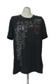 Camp David Herren T-Shirt Gr. XXL schwarz Rundhals Regular kurzarm Shirt (20805)