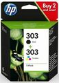 hp 303  Multipack Black / Tricolour ** NEU ** OVP **  3YM92AE  Schwarz / Farbe