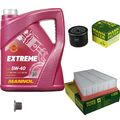 MANN Inspektionspaket 5 L MANNOL Extreme 5W-40 für Renault Scénic II 1.9 dCi