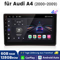 Android13 Carplay NAVI Autoradio Für Audi A4 S4 RS4 GPS DSP BT WIFI DAB+ 6+128G