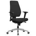 FineBuy Bürostuhl Schwarz Schreibtischstuhl Drehstuhl Drehsessel Ergonomisch 