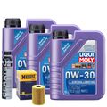 Motoröl 0W30 LIQUI MOLY Synthoil Longtime 3L+HENGST Ölfilter +Cera Tec