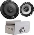 Kenwood Lautsprecher für Seat Ibiza 6L Front Heck 16cm Koax Auto Boxen Einbauset