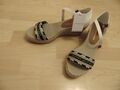 Neue Tommy Hilfiger Keilsandalette mit verstellbarem Riemchen, Gr. 41