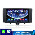 128G Android13 Für Smart Fortwo 451 2011-2015 Autoradio GPS Navi CarPlay WIFI 9"