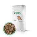 Streufutter 25 kg, Vogelfutter Wildvogelfutter 4 Jahreszeiten Premium Mischung