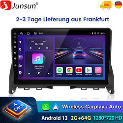 Android 13 Carplay Autoradio GPS WIFI DAB Für Mercedes C Class W204 S204 2+64GB