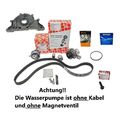 Zahnriemen Kit + Wasserpumpe+ Dichtung für VW 2.0 TDI DAS CXE 104866 04L109119A 