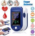 Oximeter Blutdruckmessgerät Finger Pulsmessgerät OLED Puls SpO2 Blut Sauerstoff