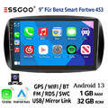 Für Benz Smart Fortwo Forfour 453 2014-19 Autoradio Android13 Carplay KAM GPS BT
