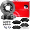 brembo BREMSSCHEIBEN 288mm+BELÄGE HINTEN passend für FORD TOURNEO TRANSIT CUSTOM