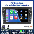 32G Android 13 Autoradio KAM Für Opel Astra Corsa Zafira Vectra GPS WIFI CarPlay