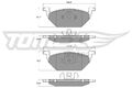 TOMEX Brakes Bremsbelagsatz, Scheibenbremse TX 12-10 für AUDI SEAT SKODA VW