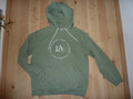 H&M Hoodie Kapuzenpullover LA Pullover Sweatshirt Gr.S Lindgrün