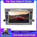 Carplay 7" Android 13 Autoradio GPS NAVI DAB+ Für Opel Astra H Corsa C D Vectra