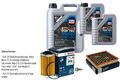 BOSCH Inspektionspake 7 L LIQUI MOLY Top Tec 4600 5W-30 für Opel Saab Insignia