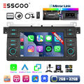 7" Carplay Android 13 GPS Autoradio NAV DAB+ Wifi Für BMW E46 3er 318 320 325 M3