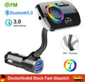 Dual USB Bluetooth Ladegerät KFZ Adapter FM Transmitter Auto Radio MP3 Player