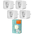 4 x Ledvance Smart+ Plug Steckdose & Nachtlicht App Google Alexa Apple Bluetooth