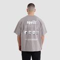 Streetwear T-Shirt FOUR HEADS mit Backprint für Herren | SPOILT SOCIETY Designer