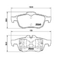 1x Bremsbelagsatz, Scheibenbremse BREMBO P 68 057 passend für RENAULT