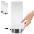 Jago® Tischlampe Touchfunktion Nachttischlampe Tischleuchte Nachttischleuchte