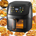 Heißluftfritteuse Digitale XXL Air Fryer Fritteusen Heißluft Ofen Friteuse 1800W