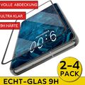 2-4 Panzerfolie Echt Glas HQ+ HD Für iPhone 16 15 14 13 12 11 Pro Max Schutzglas