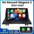 Android 13 DAB+ Autoradio GPS BT CarPlay Sat Nav Für Renault Megane 2 2002-2009