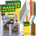 MANN INSPEKTIONSPAKET+6L LIQUI MOLY 5W-30 ÖL passend für BMW 1er F20 3er F30 4er