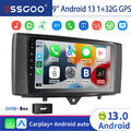 DAB Für Smart Fortwo 451 2011-15 Apple CarPlay Android 13 Autoradio 32G GPS Navi