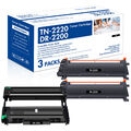 Toner TN-2220 Trommel DR-2200 Compatible with Brother HL2240 MFC7360N MFC7460DN