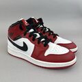 Jordan 1 Retro Mid Chicago Sneaker Schnürschuhe Turnschuhe Schuhe Gr. US6 Jugend UK5,5