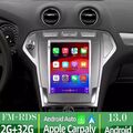 9.7" 2+32GB Autoradio für Ford Mondeo MK4 2007-2010 CarPlay Android 13 DAB+ GPS