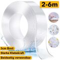 Doppelseitiges Klebeband Extra Stark Transparent Universal Montageband
