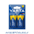 4 x Varta Longlife Power 4920 Mono D Alkaline LR20 1,5V Batterie - 2 x 2er