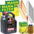 MANN INSPEKTIONSPAKET+MOTUL 5W-30 ÖL passend für FIAT DOBLO 263 FIORINO 225 1.3D