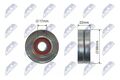 NTY Spannrolle Keilrippenriemen RNK-PL-012 Metall für OPEL ZAFIRA FAMILY A05 A04